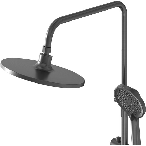 Душевая стойка Grossman Galaxy 500.K35.01.420, графит, Цвет производителя: графит - фото 8