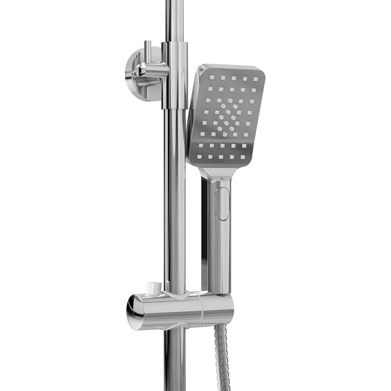 Душевая стойка Grossman Cosmo 500.K35.02.100, Цвет производителя: хром - фото 6