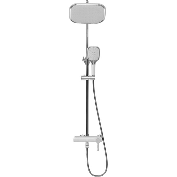 Душевая стойка Grossman Alba 500.K35.06.100/000, белый, Цвет производителя: белый - фото 3