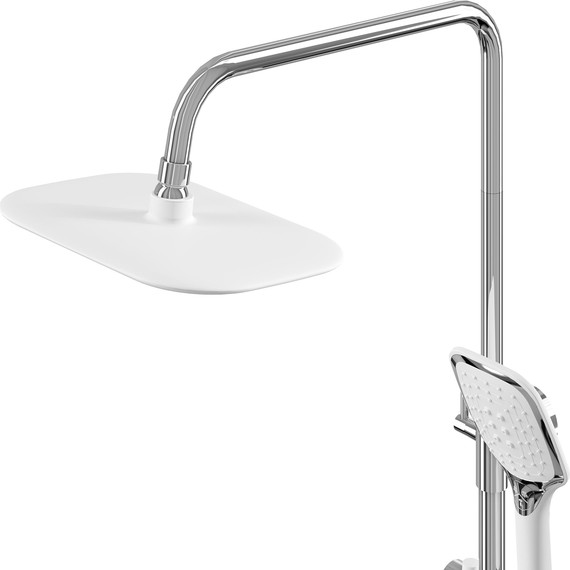 Душевая стойка Grossman Alba 500.K35.06.100/000, белый, Цвет производителя: белый - фото 8