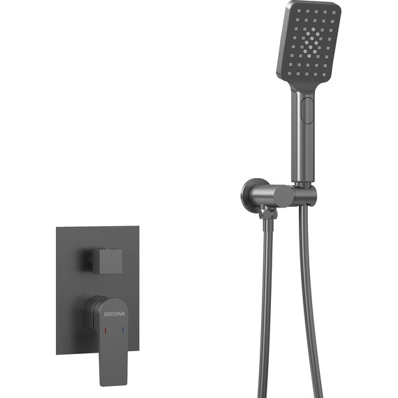 Душевая система для ванны Grossman Classic 501.K35.04.420, графит, Цвет производителя: графит - фото 6