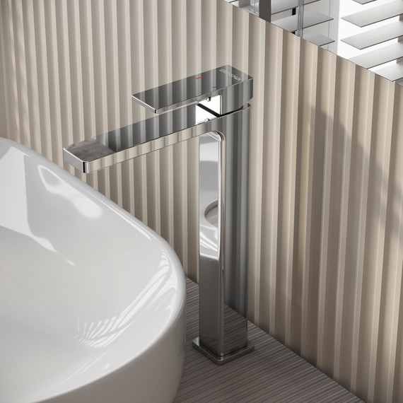 Смеситель для раковины высокий Grossman Style 520.K35.05.100, Цвет производителя: хром - фото 