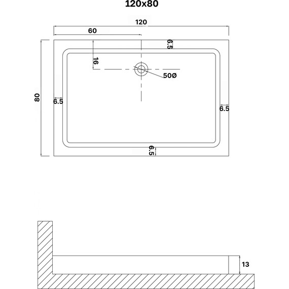 Поддон Niagara Eco 120x80 см NG-P1280-14Q - фото 2