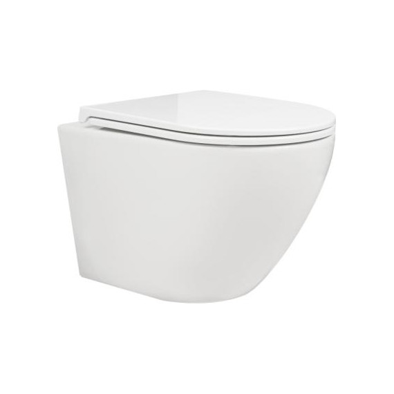 Инсталляция с подвесным безободковым унитазом AN Sky сиденье микролифт, крепление - фото 3