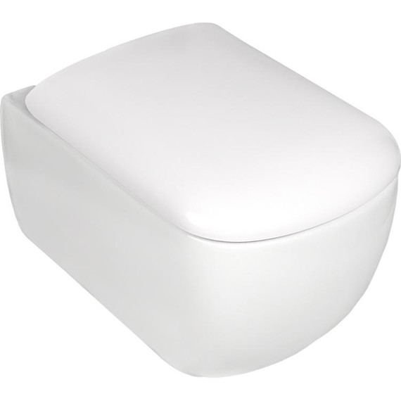 Унитаз подвесной безободковый AN Solana с крышкой микролифт (система смыва Торнадо) - фото 2