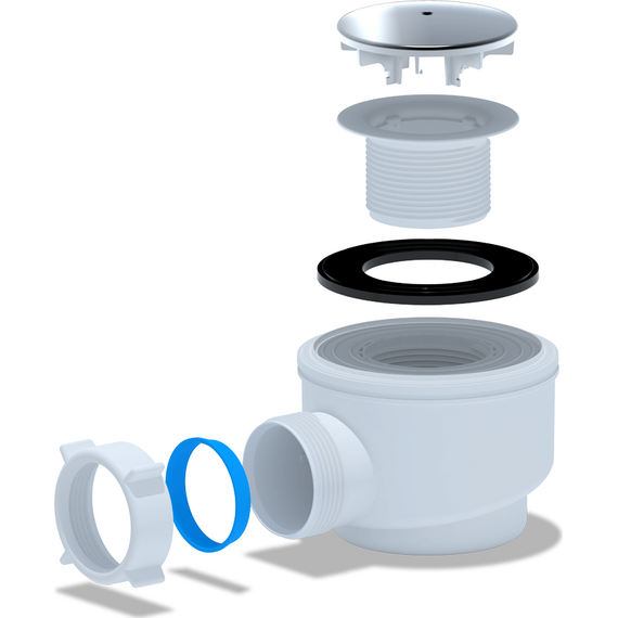 Сифон для душевого поддона Ани Пласт E410C - фото 2