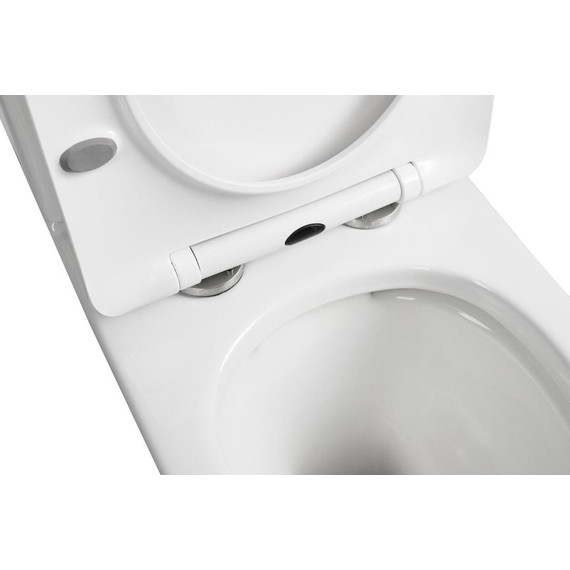 Унитаз-компакт безободковый AN Fire с крышкой микролифт - фото 8