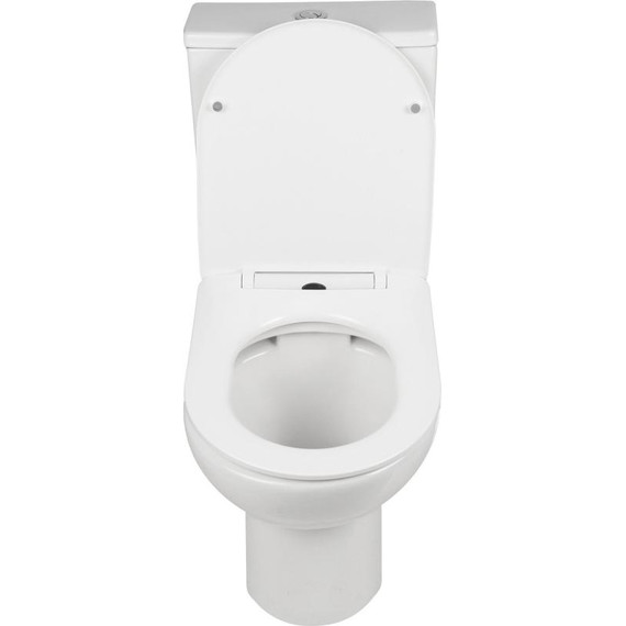 Унитаз-компакт безободковый AN Fire с крышкой микролифт - фото 6