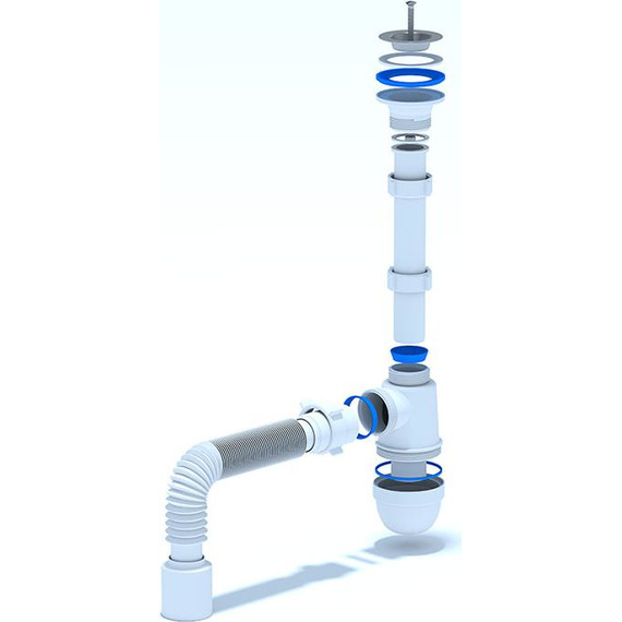 Сифон для умывальника Ани Пласт C1010 - фото 2