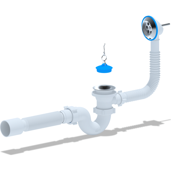 Сифон для ванны Ани Пласт E155 - фото 