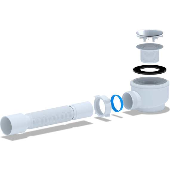 Сифон для душевого поддона Ани Пласт E415C - фото 2