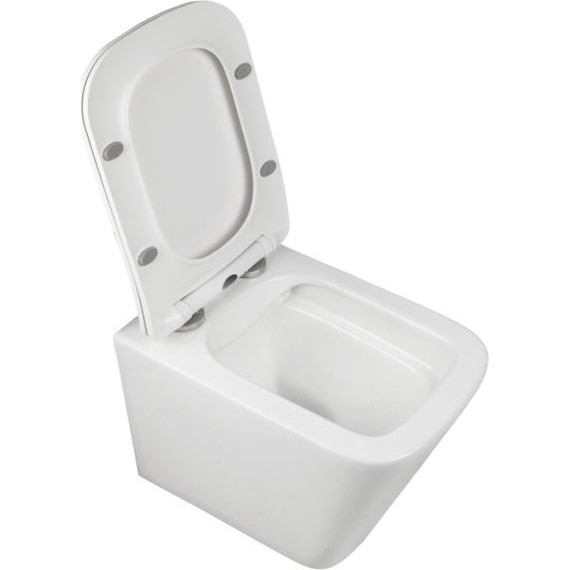 Инсталляция с подвесным безободковым унитазом AN Iron сиденье микролифт, крепление - фото 14