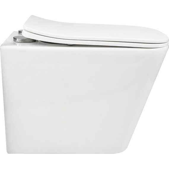 Унитаз подвесной безободковый AN Iron с крышкой микролифт - фото 3