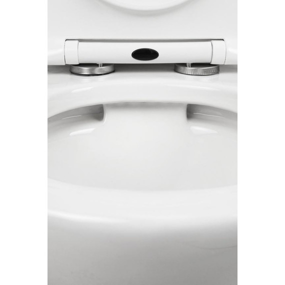 Унитаз-компакт безободковый AN Fire с крышкой микролифт - фото 13