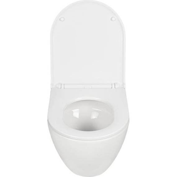 Инсталляция с подвесным безободковым унитазом AN Sky сиденье микролифт, крепление (система смыва Торнадо) - фото 6