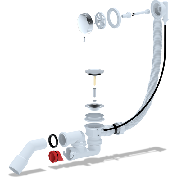 Сифон для ванны полуавтомат Ани Пласт EM321 - фото 2