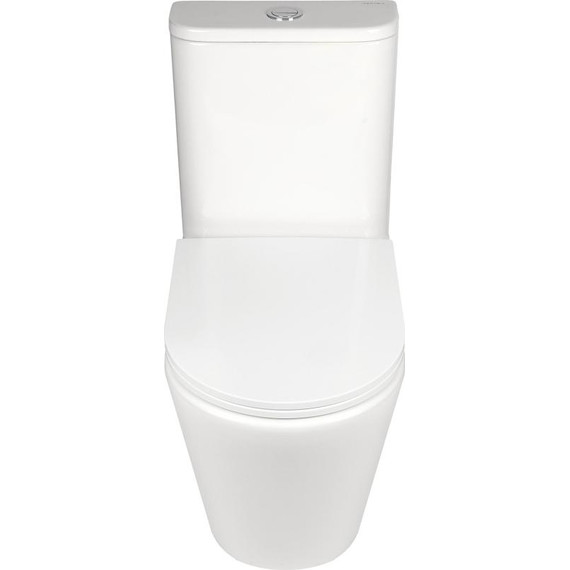 Унитаз-компакт безободковый AN Areta с крышкой микролифт (система смыва Торнадо) - фото 5