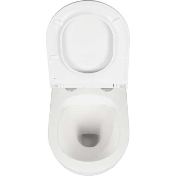 Унитаз подвесной безободковый AN Sky с крышкой микролифт - фото 9