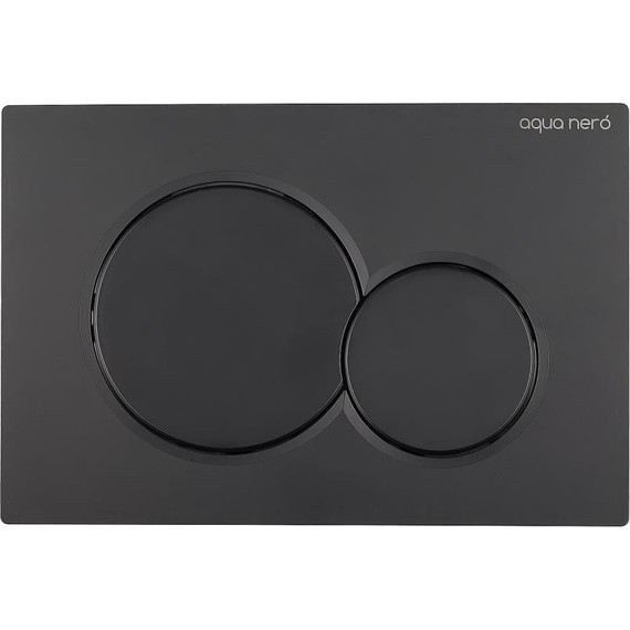 Кнопка смыва AN Slim-2, чёрный матовый - фото 