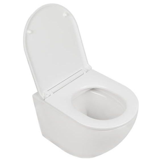 Инсталляция с подвесным безободковым унитазом AN Sky сиденье микролифт, крепление - фото 9