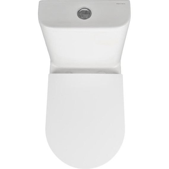 Унитаз-компакт безободковый AN Areta с крышкой микролифт (система смыва Торнадо) - фото 10