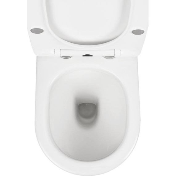 Унитаз-компакт безободковый AN Fire с крышкой микролифт - фото 12