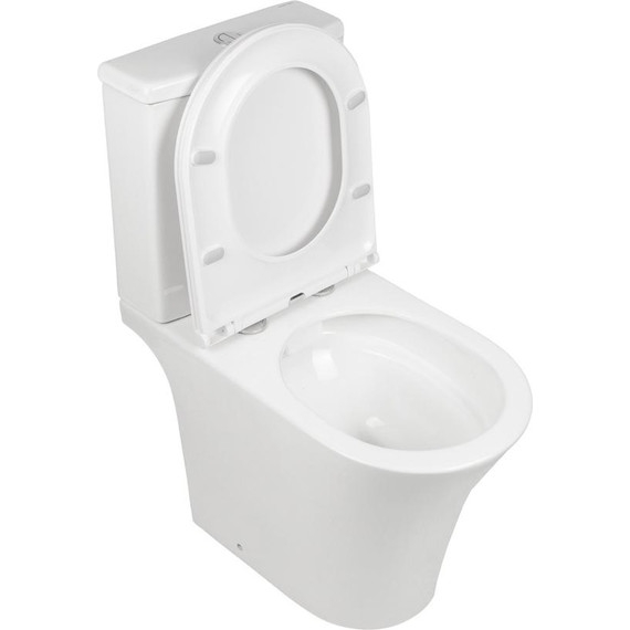 Унитаз-компакт безободковый AN Star с крышкой микролифт - фото 15