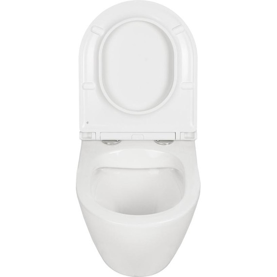 Унитаз подвесной безободковый AN Sky с крышкой микролифт - фото 11