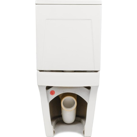 Унитаз-компакт безободковый AN Areta с крышкой микролифт (система смыва Торнадо) - фото 17