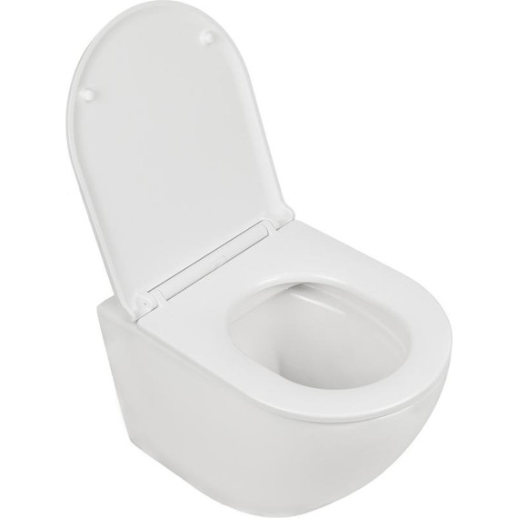 Унитаз подвесной безободковый AN Sky с крышкой микролифт - фото 8