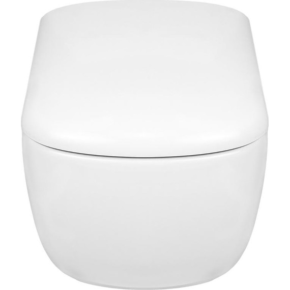 Унитаз подвесной безободковый AN Solana с крышкой микролифт (система смыва Торнадо) - фото 3