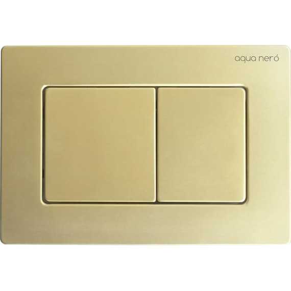 Кнопка смыва AN Slim, золото матовое - фото 