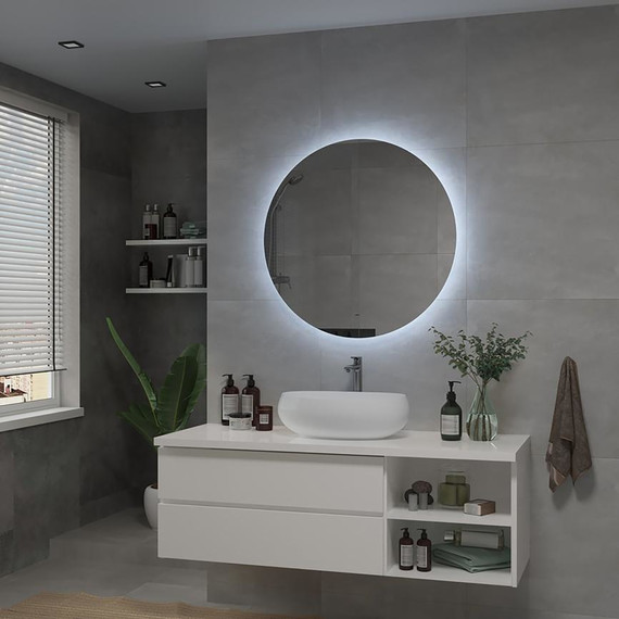 Зеркало для ванной комнаты AN Сальса 80 см - фото 9