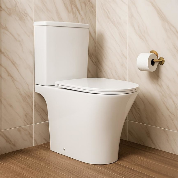 Унитаз-компакт безободковый AN Star с крышкой микролифт - фото 17