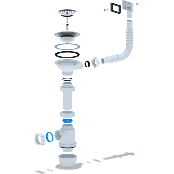 Сифон для мойки Ани Пласт A0145S - фото 2