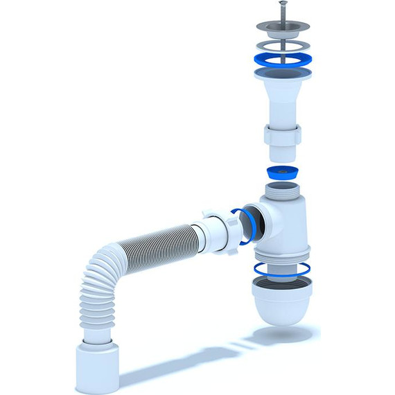 Сифон для умывальника Ани Пласт C2010 - фото 2