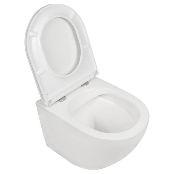 Инсталляция с подвесным безободковым унитазом AN Sky сиденье микролифт, крепление - фото 8