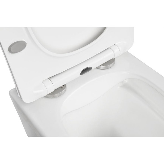 Унитаз подвесной безободковый AN Iron с крышкой микролифт - фото 9