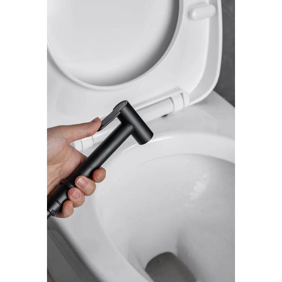 Набор для гигиенического душа Allen Brau Priority 5.31005-31 (со скрытой частью) чёрный матовый - фото 6