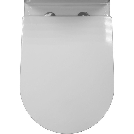 Унитаз-компакт безободковый Azario Verona AZ-8301 с крышкой микролифт (система смыва Торнадо) - фото 8