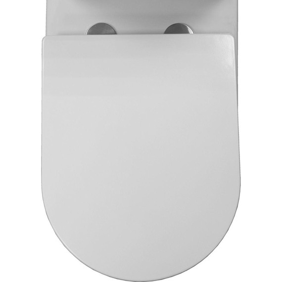 Унитаз-компакт безободковый Azario Tesoro AZ-8501 с крышкой микролифт (система смыва Торнадо) - фото 9