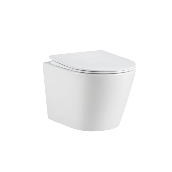 Унитаз подвесной безободковый Taliente Altamarea T3 AL65003 с крышкой микролифт (система смыва Торнадо) - фото 2