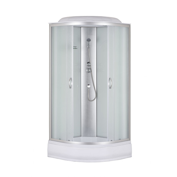 Душевая кабина Taliente 90x90 см TA-9091M, хром/матовое - фото 
