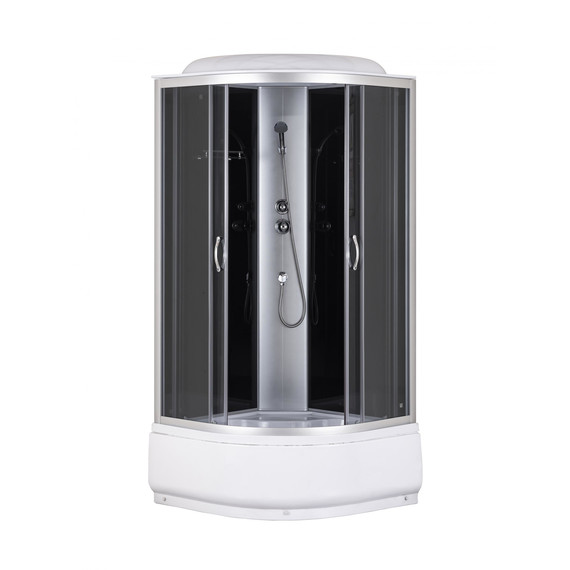 Душевая кабина Taliente 80x80 см TA-8080G, хром/тонированное - фото 