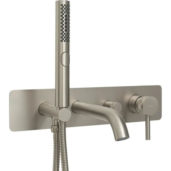 Смеситель для ванны Allen Brau Priority 5.31006-BN (со скрытой частью) никель - фото 18