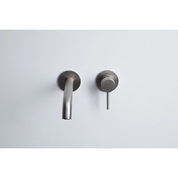 Смеситель для раковины настенный Allen Brau Priority 5.31030-BN (со скрытой частью) никель - фото 4