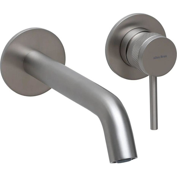 Смеситель для раковины настенный Allen Brau Priority 5.31030-BN (со скрытой частью) никель - фото 9