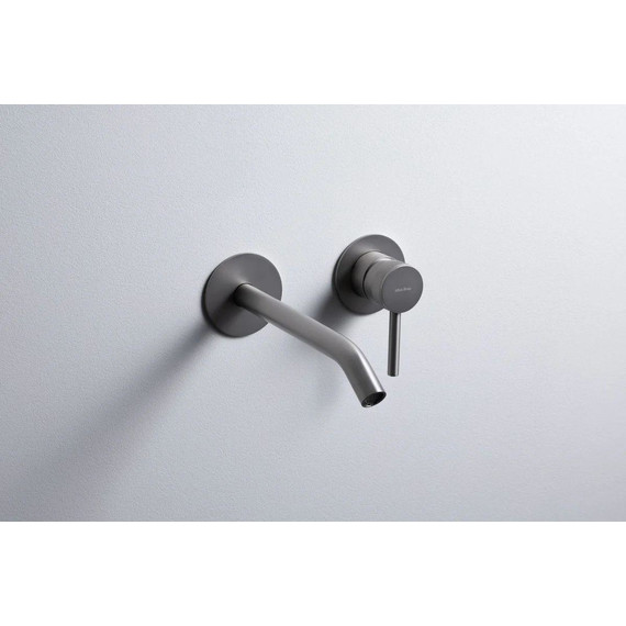 Смеситель для раковины настенный Allen Brau Priority 5.31A03-BN (со скрытой частью) никель - фото 3