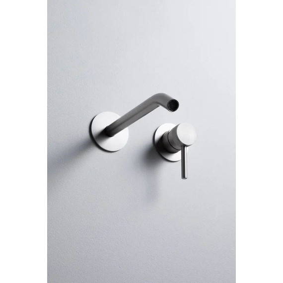 Смеситель для раковины настенный Allen Brau Priority 5.31A03-BN (со скрытой частью) никель - фото 5