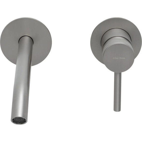 Смеситель для раковины настенный Allen Brau Priority 5.31A03-BN (со скрытой частью) никель - фото 9